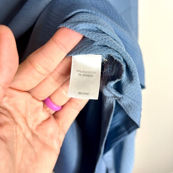 J. Jill WearEver Collection Easy Care Long-Lined Split-Hem Tunic Top Oversize XL - Picture 4 of 5